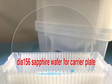 Al2O3 6Inch Sapphire Wafer DSP con la finestra dello zaffiro di alta precisione di spessore su misura tacca