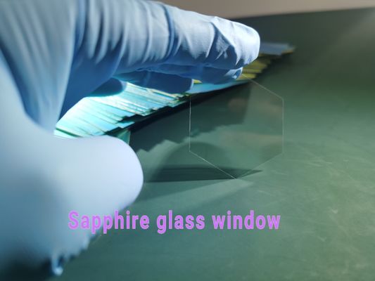 Resistenza di Sapphire Optical Window Wafer Chemical di spessore del poligono 100um