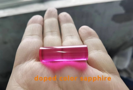 Fe variopinto di Ruby Doped Sapphire Crystal Materials/Ti/Cr
