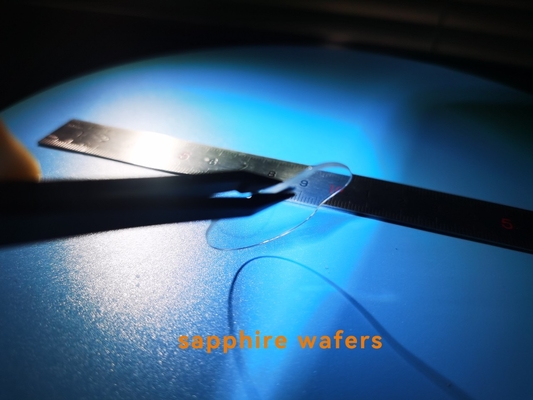 Sapphire Optical Windows Glass sintetica monocristallina DSP ha personalizzato