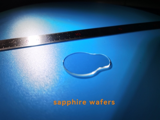 Sapphire Optical Windows Glass sintetica monocristallina DSP ha personalizzato