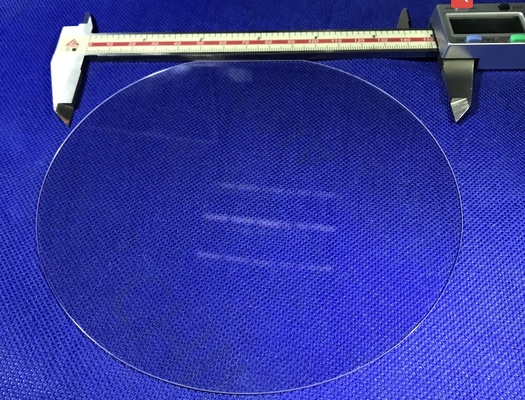 Sapphire Optical Windows Quartz Customized trasparente circolare Sapphire Lens Wafer With Hole