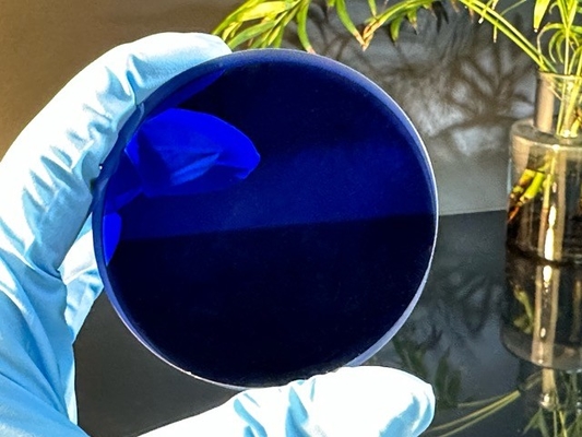 Cassa per orologi della lente di Crystal Jewelry Blue Sapphire Glass Windows della pietra preziosa