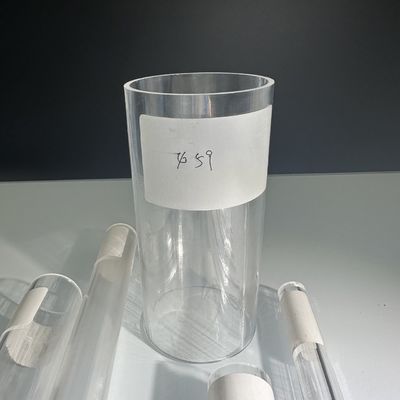 99.995% Al2O3 tubo di zaffiro trasparente con alta tolleranza di traslucidità