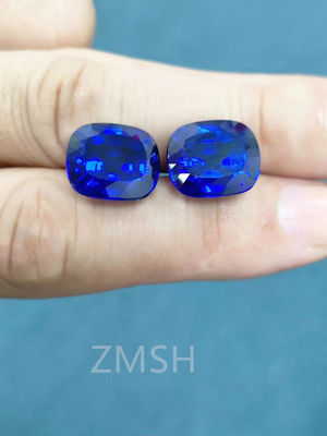 Blu Sapphire Row Gem Fe Ti Doped Kashmir Oceanic Azure Gem Crystal Jewelry