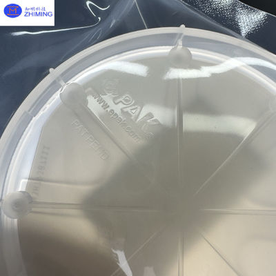Wafer al carburo di silicio Dimensione personalizzata Semi isolante Wafer al SiC Quasi incolore Trasparente Resistenza ad alta pressione