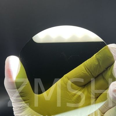 4H N tipo Semi tipo Wafer SiC 6 pollici 12 pollici Wafer SiC SiC substrato ((0001) doppio lato lucidato Ra≤1 nm personalizzazione