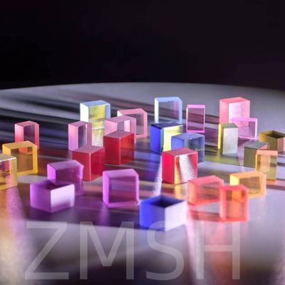 Coltivazione artificiale dopato colore zaffiro AL2O3 Metodo CZ personalizzato Rubino Blu Padparadscha