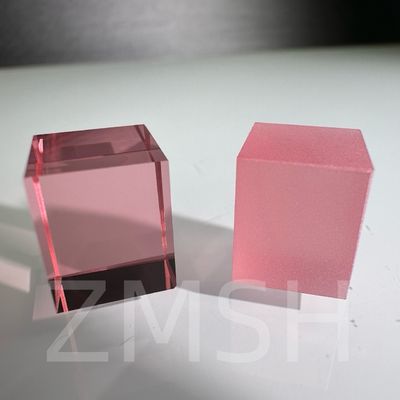 Coltivazione artificiale dopato colore zaffiro AL2O3 Metodo CZ personalizzato Rubino Blu Padparadscha