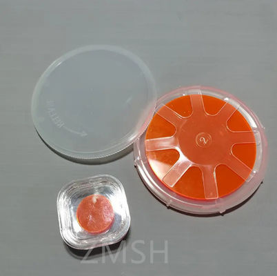 Wafer GaP da 2 pollici tipo N non dopato S dopato 100 DSP SSP CZ alta purezza 5N 99,999%
