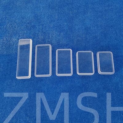 Sapphire Optical Windows AL2O3 Rotonda Rectangular Polishing AR Coating Personalizzazione