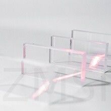 Sapphire Optical Windows AL2O3 Rotonda Rectangular Polishing AR Coating Personalizzazione
