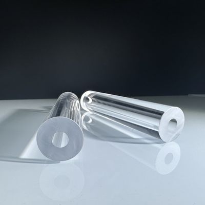 Cristallo lucidato su misura tubi sintetici industriali Al2O3 dello zaffiro