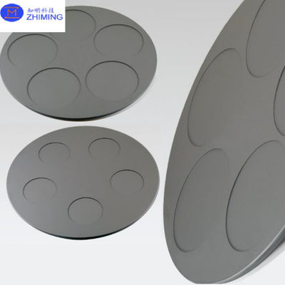 Piastra in ceramica SiC per 2 pollici 4 pollici 6 pollici Wafer di lavorazione e taglia personalizzata