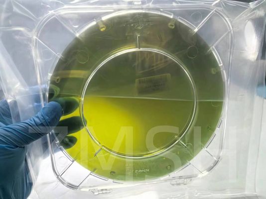 4H SiC Spessore della goccia di semi 600±50μm <1120> Personalizzazione Crescita del carburo di silicio