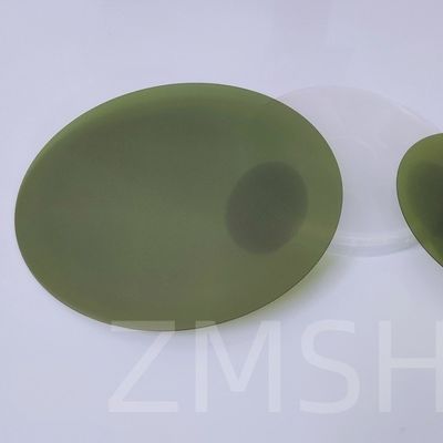 4H SiC Spessore della goccia di semi 600±50μm <1120> Personalizzazione Crescita del carburo di silicio
