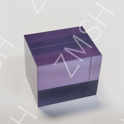 Coltivazione artificiale dopato colore zaffiro AL2O3 metodo personalizzato CZ viola