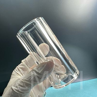 Tubo di zaffiro 99,999% AL2O3 lucidato fonte ionica ad alta durezza personalizzazione EFG KY