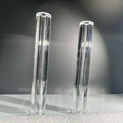 Tubo di zaffiro 99,999% AL2O3 lucidato fonte ionica ad alta durezza personalizzazione EFG KY