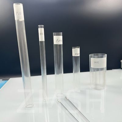 Tubo di zaffiro 99,999% AL2O3 lucidato fonte ionica ad alta durezza personalizzazione EFG KY