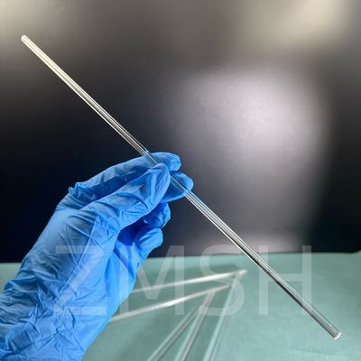 Tubo di zaffiro 99,999% AL2O3 lucidato fonte ionica ad alta durezza personalizzazione EFG KY