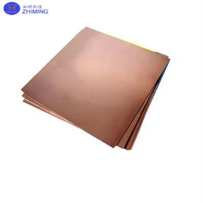 Wafer Cu monocristallino di substrato di rame 5x5x0.5/lmm 10x10x0.5/1mm 20x20x0.5/1mm a=3.607A
