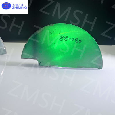 Verde smeraldo Moissanite SiC cristallo singolo durezza Mohs 9,25 Moissanite materia prima per gioielli