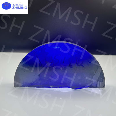 Royal Blue Moissanite Carburo di silicio grezzo monocristallino in gioielleria creato in laboratorio