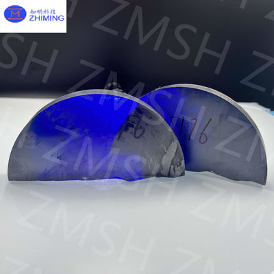 Royal Blue Moissanite Carburo di silicio grezzo monocristallino in gioielleria creato in laboratorio