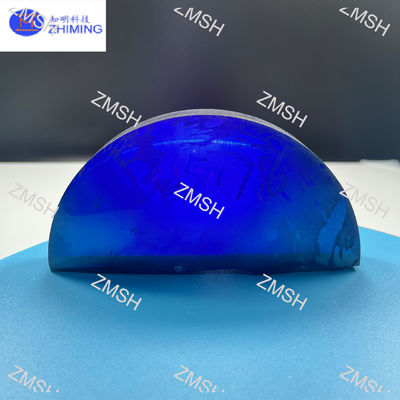 Moissanite Gema grezza royale blu sintetica SiC monocristallo Mohs Durezza 9,25 Materie prime per gioielli