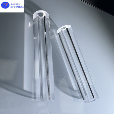 Tubo di zaffiro Protezione termocoppia di fascia alta trasparente resistente alle alte temperature