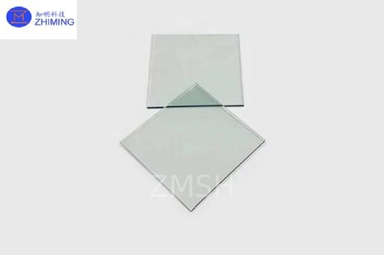 Vetro rivestito con vetro ITO, vetro rivestito con ossido di indio e stagno, vetro trasparente 1 mm 10 ohm