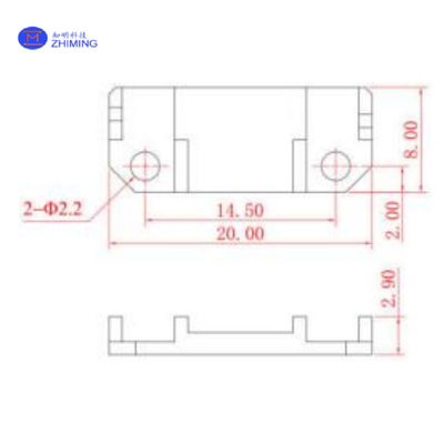 Modulatore di guida d'onda Y del niobato di litio (LiNbO3) / basso Vπ 3,5V / alto PER 25dB / compatibile con FOG, FOCT, comunicazione quantistica