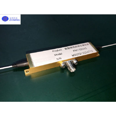 Modulatore di fase 1000nm a bassa Vπ, tolleranza ad alta potenza, progettazione a polarizzazione singola per sensori a fibra e comunicazioni ottiche