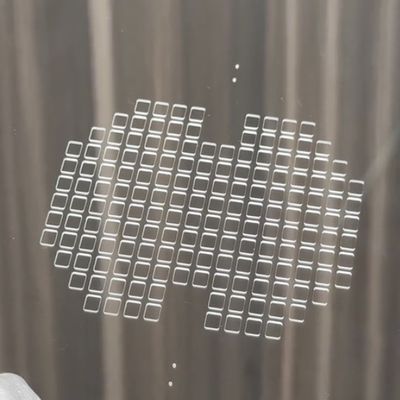 Verdi luce nanosegondi vetro macchina di perforazione laser di zaffiro vetro di quarzo BF33