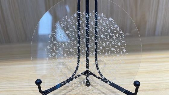 TGV ad alta trasmissibilità Sapphire Substrate Conductive Aerospace Automotive AR VR