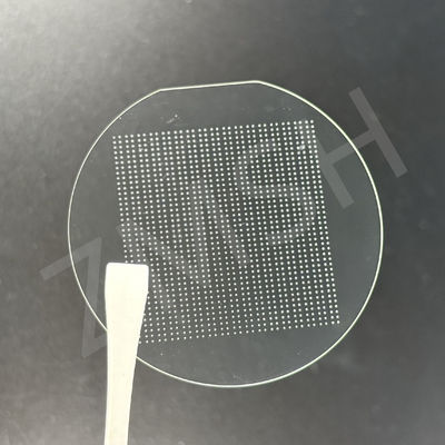 Micro-fori di vetro TGV per sotterraneo perforati ad alte prestazioni ultra-sottili trasparenti