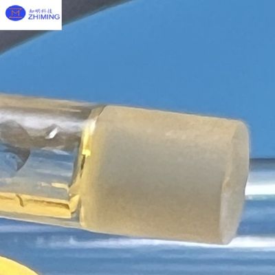Tubo di zaffiro sigillato ossido di alluminio lucidato cristallo unico resistente alla corrosione