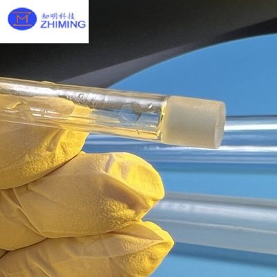 Tubo di zaffiro sigillato ossido di alluminio lucidato cristallo unico resistente alla corrosione