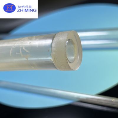 Tubo di zaffiro sigillato ossido di alluminio lucidato cristallo unico resistente alla corrosione