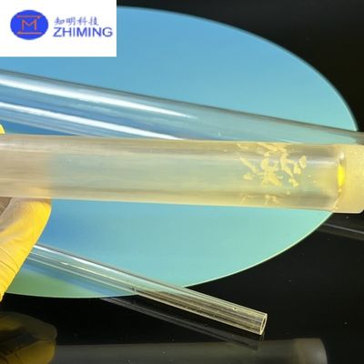 Tubo di zaffiro sigillato ossido di alluminio lucidato cristallo unico resistente alla corrosione