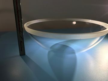 le componenti dello zaffiro di 50mm hanno personalizzato il Plano lucidato dimensione - cupola ottica di emisfero della lente convessa