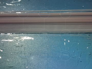 L'a cristallo di zaffiro del laser di lunghezza del diametro 1mm 100mm Rohi ha verniciato il cristallo di zaffiro
