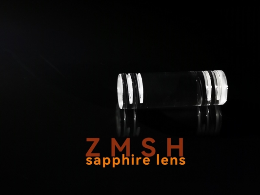 Scanalatura monocristallina di Al2O3 Sapphire Crylinder Rod Lens With