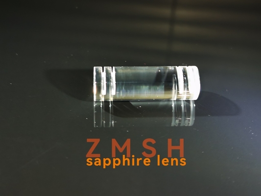 Scanalatura monocristallina di Al2O3 Sapphire Crylinder Rod Lens With