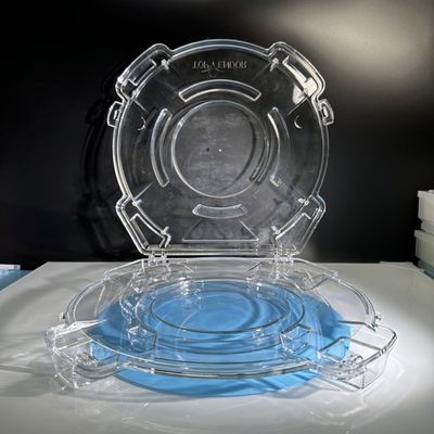 Buon prezzo 12 pollici 300 mm in polipropilene scatola singola wafer scatola contenitore porta wafer in zaffiro di silicio in linea