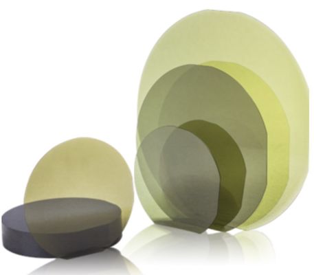 Buon prezzo Spessore epitassiale lucidato del wafer 1mm del carburo di silicio di 100mm SIC per crescita del lingotto in linea