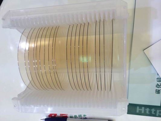 Buon prezzo del manichino Undoped di superficie di purezza 6N wafer principale di SIC del grado HPSI DSP in linea