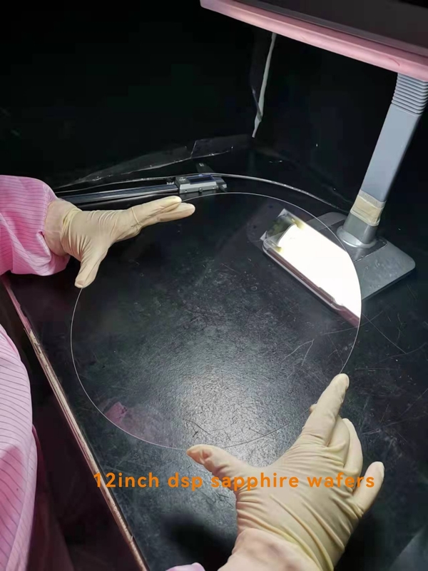 12inch 300mm nessuna trasmissione ottica di Sapphire Substrate Wafer Crystal Glass della tacca alta