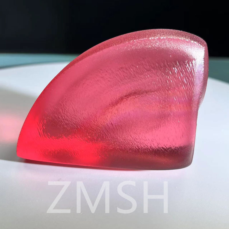 Sapphire di paparazza gemma grezza di laboratorio rosa arancione sapphire gemma di Mohs durezza 9